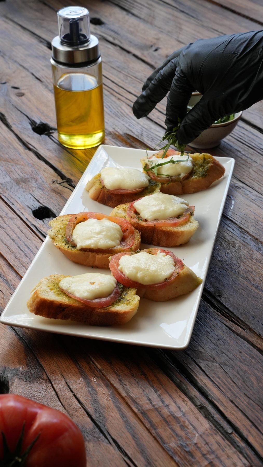 Entradas italianas con quesos frescos en Trattoria Grappolo